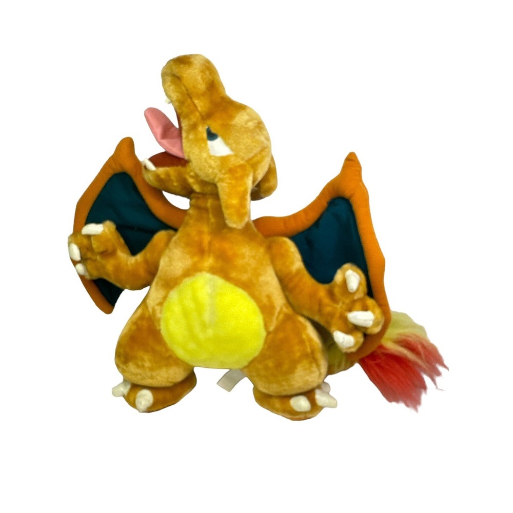 Vintage Pokemon Charizard 18" Plush 1999 Nintendo Play By Play